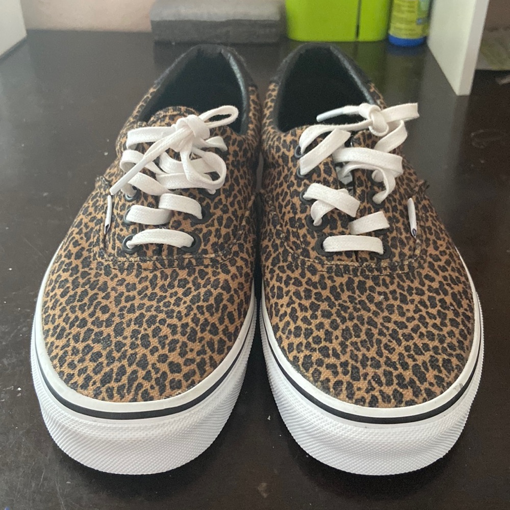 Cheetah print vans